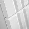 Waschtischunterschrank 80 cm in weiß matt mit gerillter Produktbild-Vorschau 3