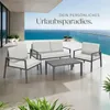 tectake® Aluminium Sitzgruppe Göteborg wetterfest Produktbild-Vorschau 7