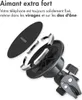 Accezz Support téléphone voiture - MagSafe - Inclut cercle Voir les images du produit 7