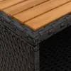 vidaXL Skriňa Čierna 70 x 50 x 87 cm Polyester a Roly Náhľad obrázku produktu 7