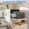 MEDION Mini Geschirrspüler DWT30, 3 Maßgedecke, 3in1 Produktbild-Vorschau 2