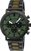 Holzwerk HERSBRUCK Herren Edelstahl & Holz Uhr Chronograph Produktbild-Vorschau 1