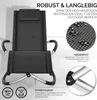tillvex® Gartenliege Schwarz Relaxliege Sonnenliege Produktbild-Vorschau 4