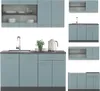 Singleküche Vicco R-Line Blau-Grau 140 cm , AP Marmor, Produktbild-Vorschau 8