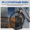 HITWAY 29 Zoll E Bike  MTB Citybike, Abnehmbarer 36V 12.8Ah Produktbild-Vorschau 5