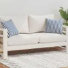 vidaXL Zahradní polštář 2 ks Pruhový vzor 45 x 45 cm Náhled obrázku produktu 1