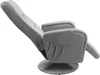 A gray recliner chair is shown from the side. Produktbild-Vorschau