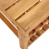 vidaXL Schuhregal 50×32×45 cm Massivholz Akazie Produktbild-Vorschau 3