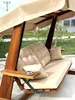 Skye Decor, Sia 2400 - Beige, altalena da giardino a tre Anteprima dell’immagine prodotto 2