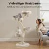 Fudajo Designer Kratzbaum 59 x 59 x 155 cm, Katzenkratzbaum Produktbild-Vorschau 7