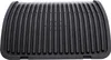 A black grill plate with raised ridges. Produktbild-Vorschau