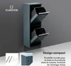 Klarstein Poubelle Double 36 L - Tri Sélectif Cuisine, 2 Voir les images du produit 4