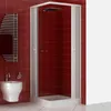 Box doccia angolare Luna 75x75 cm in PVC a soffietto — Anteprima dell’immagine prodotto 2