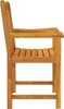 vidaXL Gartenstühle 2 pcs Natur Massivholz Akazie Produktbild-Vorschau 5