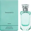 A Tiffany & Co. Intense Eau De Parfum spray bottle and its packaging are displayed side-by-side against a white background. Voir les images du produit