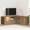 vidaXL Rohová police Artisan dub 200x40x45 cm materiál na Náhled obrázku produktu 2