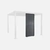 sweeek - Verstellbare Lamellenwand 100cm für die Pergola Produktbild-Vorschau 1
