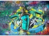 Vlies Fototapete - Graffiti maker 350x245 cm Streetart Produktbild-Vorschau 5