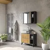 Mobiletto per lavabo Vicco Leano Antracite/quercia di Anteprima dell’immagine prodotto 4