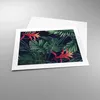 Poster - Poster ohne Rahmen - Exotisch Blumen Blätter - Produktbild-Vorschau 3