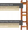 STOLMAK Weinregal aus Holz für 42 Flaschen Braun Produktbild-Vorschau 3