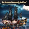 Set di costruzioni a tema pirata con luci, modello di nave Anteprima dell’immagine prodotto 6