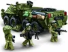 Sluban Model Bricks M38-B1251 Tank BTR-80AS IFV à l'échelle Voir les images du produit 4