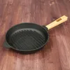 Ø24cm Grillpfanne aus Gusseisen mit Glasdeckel Induktion Produktbild-Vorschau 11