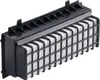A black and white filter unit for a vacuum cleaner. Produktbild-Vorschau