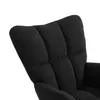Schwarz Schaukelstuhl Schaukelsessel Relaxsessel Relaxstuhl Produktbild-Vorschau 7