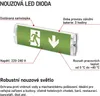 LED nouzové osvětlení NESSI 3 W, 3 h, IP65 Anteprima dell’immagine prodotto