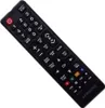 A black Samsung TV remote control is shown at an angle on a white background. Produktbild-Vorschau