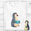 Mr. & Mrs. Panda Organic Kinder T-Shirt Pinguin Buch 9-11 Produktbild-Vorschau 2