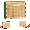 Skarbonka drewniana, wykreślanka personalizowana z twoim Podgląd zdjęcia produktu 1