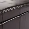 Sedací lavice s úložným prostorem Kriens kůže + Imitace Náhled obrázku produktu 3
