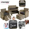 TecTake 403719, Hnědá, 4 sedadlo/sedadel, Dospělí a děti, Náhled obrázku produktu 4