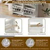 Abrihome Schuhschrank 4 Klappen, Schuhkipper, Schuhregal, Produktbild-Vorschau 4