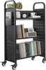 Wózek Biblioteczny Vevor 150 Kg 3-Poziomowy Solidny Stalowy Podgląd zdjęcia produktu 1