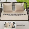 Outsunny Hollywoodschaukel Rattan 2-Sitzer Gartenschaukel Produktbild-Vorschau 5