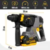 Akumulátorové vrtací kladivo SDS+ 20 V, 2J, bezkartáčové, Náhled obrázku produktu 2