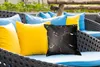 MuchoWow® Outdoor Kissen - Marmor - Limette - Schwarz - Produktbild-Vorschau 4