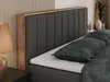 MKS MEBLE King Boxspringbett 180x200 mit Bettkasten Eiche, Produktbild-Vorschau 3