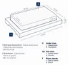 Kela Country, Gris, Madera, 1 persona, Rectangular, 160 mm, Vista previa de la imagen del producto 3
