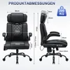 HOFFREE Ergonomischer Bürostuhl 200kg Chefsessel Kunstleder Produktbild-Vorschau 6
