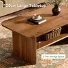 Table basse, 120 cm table d'appoint, table de salon en bois Voir les images du produit 4