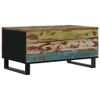BEI CLORIS Couchtisch 80x50x40 cm Altholz Massiv & Produktbild-Vorschau 7