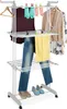 Relaxdays Wäscheständer Turm, ausklappbare Flügel, HBT: 179 Produktbild-Vorschau 1
