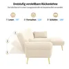 Ecksofa mit Relaxfunktion, L-Form, Schlafsofa mit Produktbild-Vorschau 6