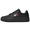 Tommy Hilfiger Retro Basket Ess pánská sportovní obuv černá Náhled obrázku produktu 3