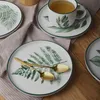 HOMLA Talerz BLYDE z liściem paproci 20cm Podgląd zdjęcia produktu 3